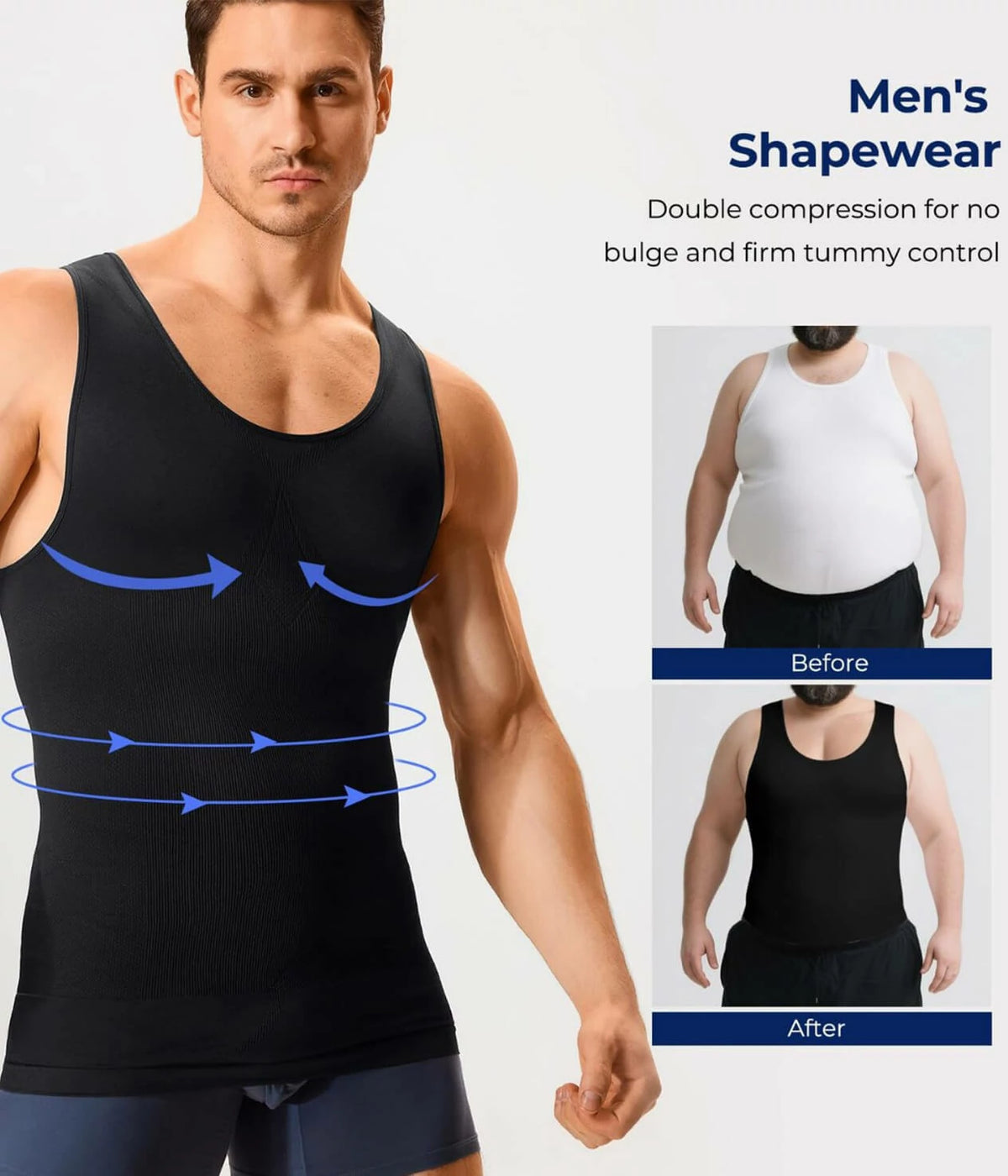 Men's Seamless Compression Tank Top