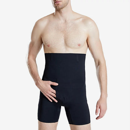 Men's High Waist Seamless Tummy Control Shapewear Shorts