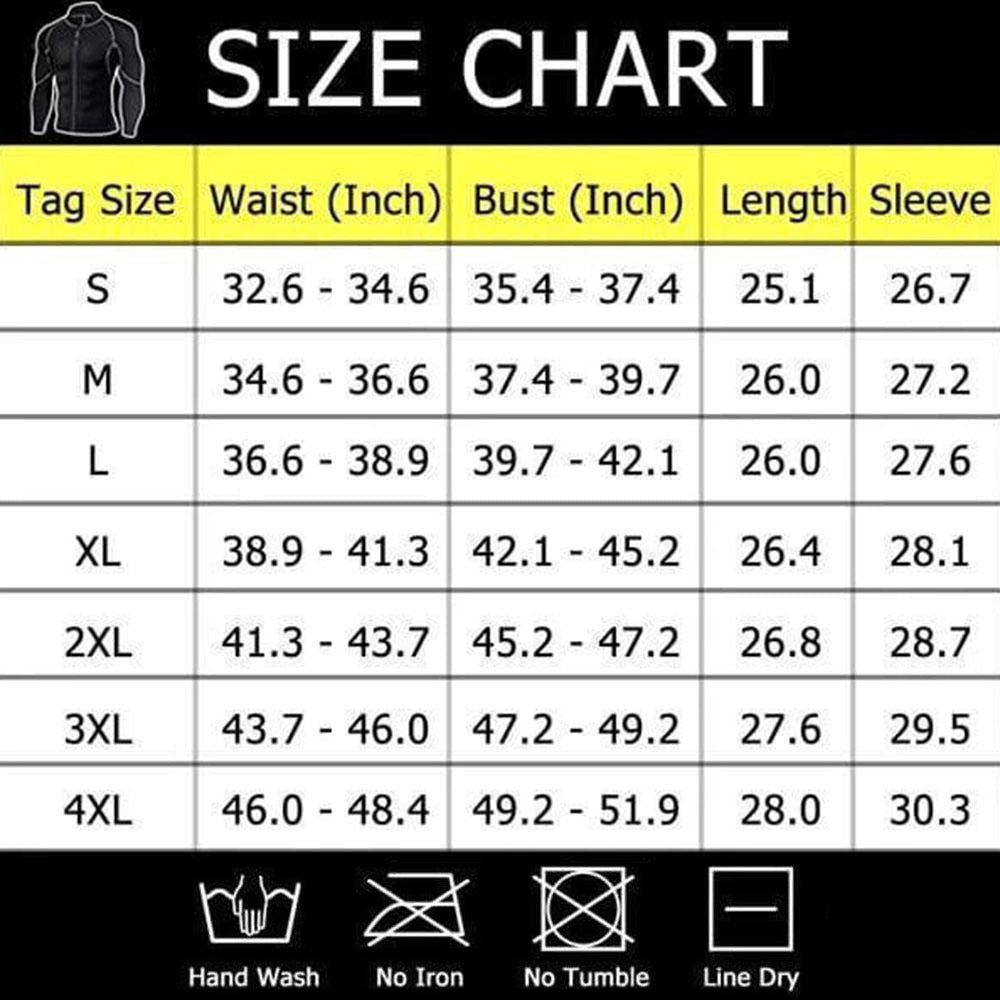 Men Sweat Neoprene Sauna Suit