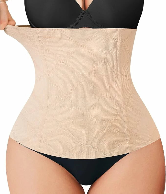 Women's Pull On Steel Boned Waist Trainer Tummy Control