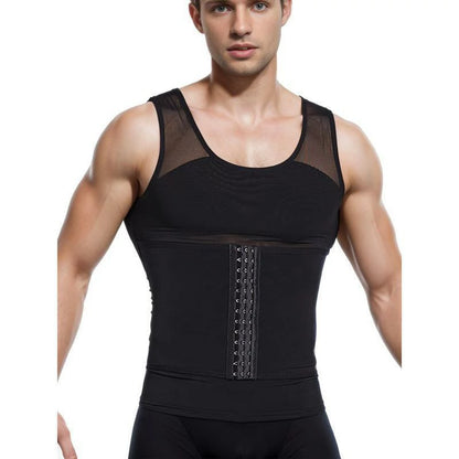 Men's Breathable Thin Mesh Compression Tank