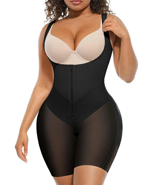 Women's Postpartum Colombian Fajas Bodysuit Tummy Control