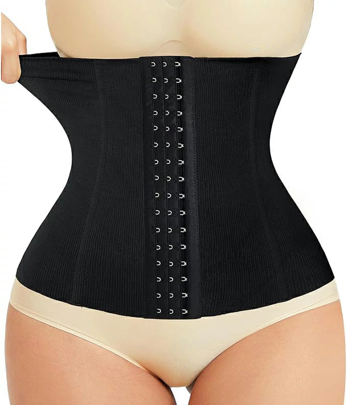 Women's Steel Boned Postpartum Waist Trainer Tummy Control