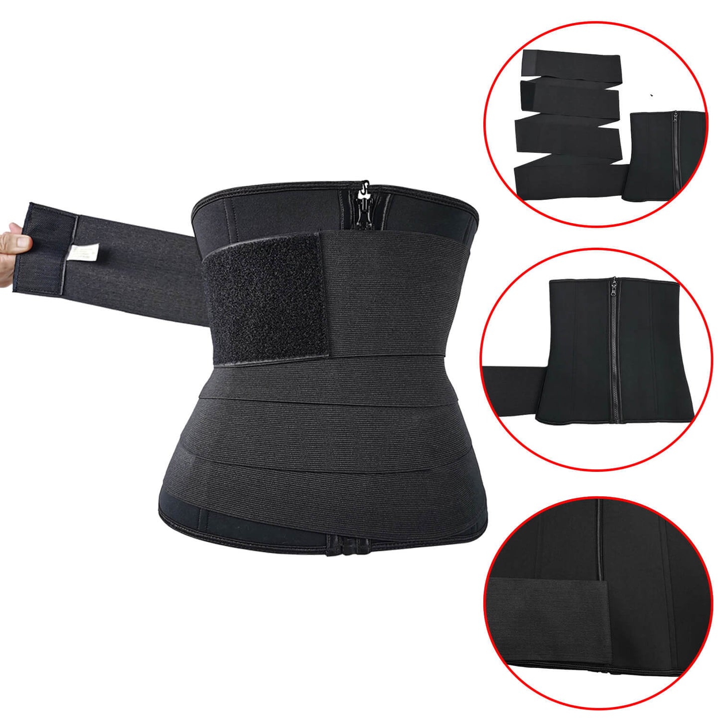 Men Waist Trainer Trimmer Tummy Control
