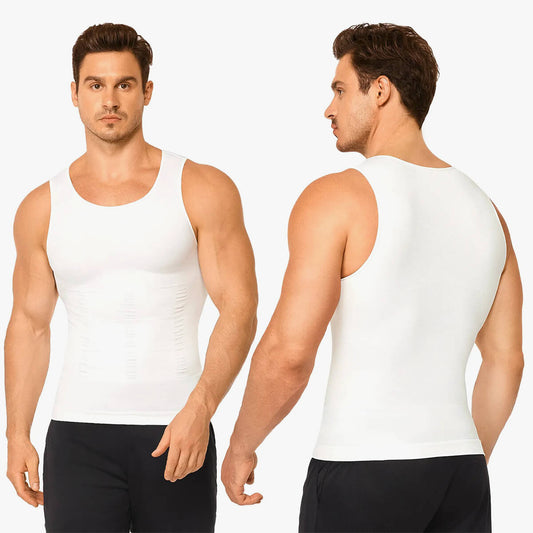 Men's Firm Compression Body Shaper Vest (2-Pack)