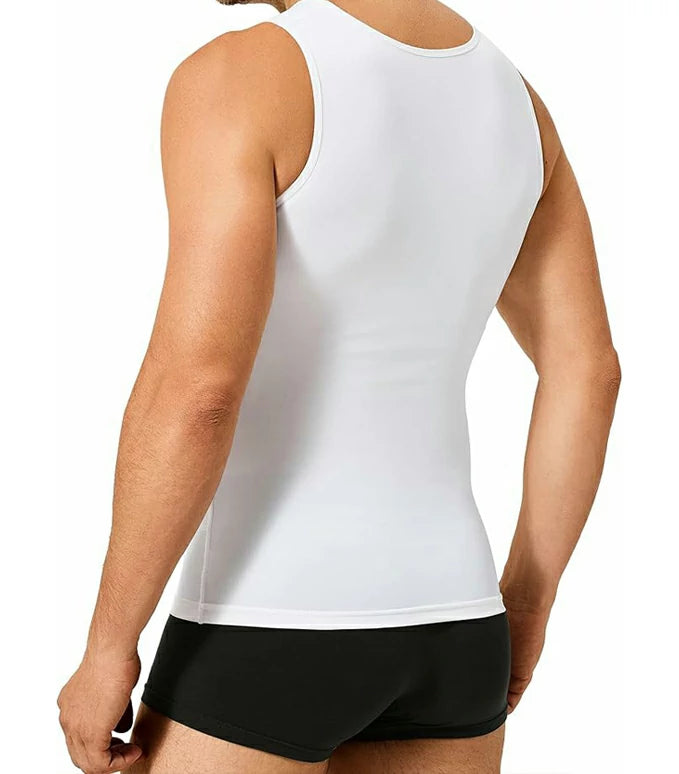 Men's Double-Layer Compression Tank Top Tummy Control