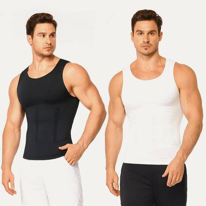 Men's Firm Compression Body Shaper Vest (2-Pack)