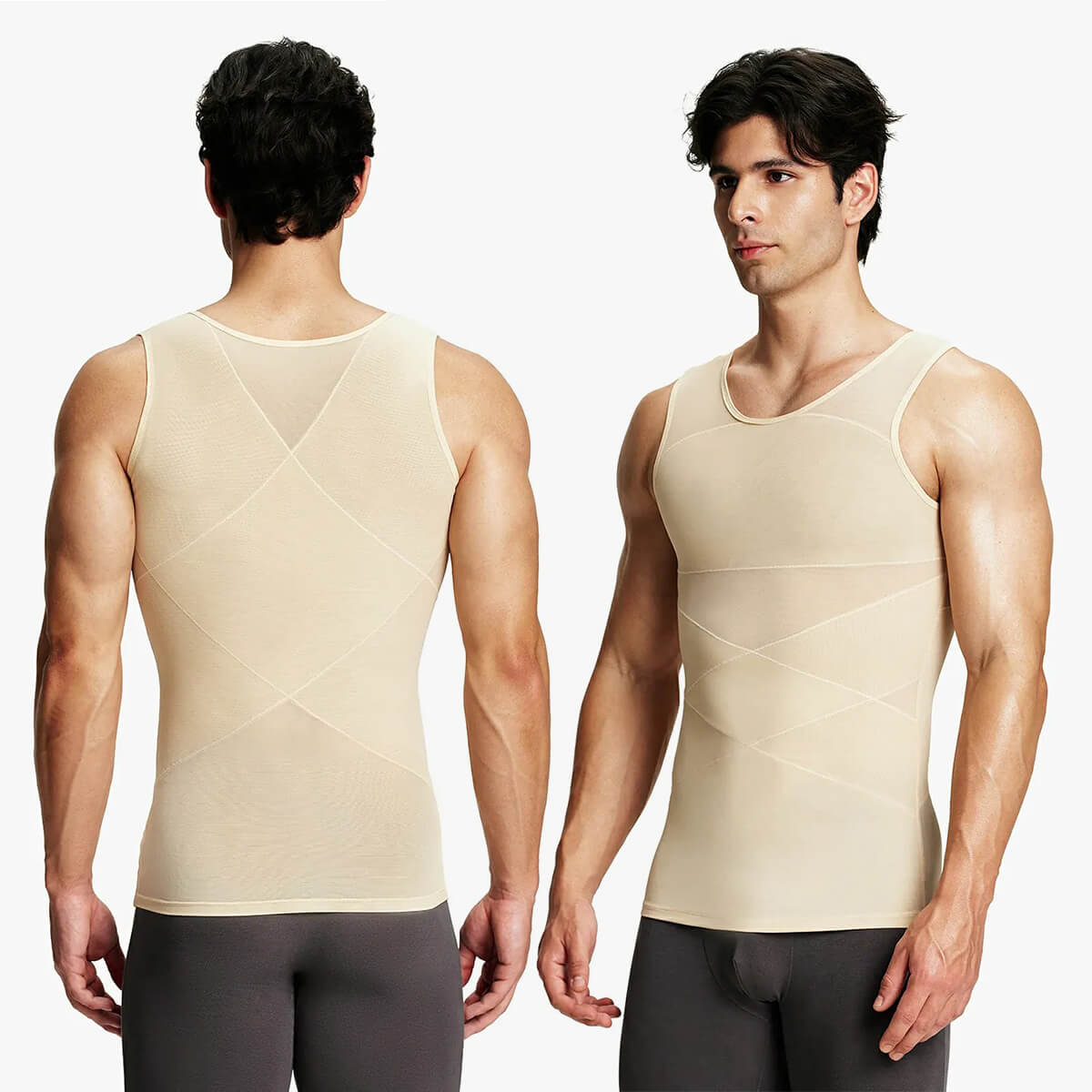Men's Mesh Compression Tank Top (2-Pack)