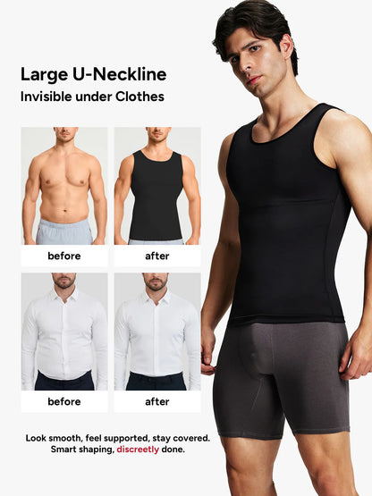Men's Everyday Compression Tank Top Tummy Control
