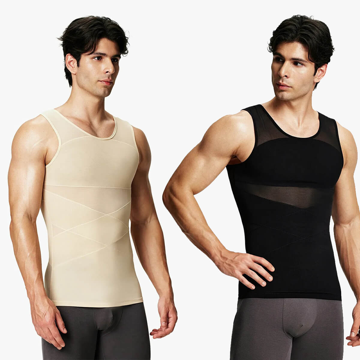 Men's Mesh Compression Tank Top (2-Pack)