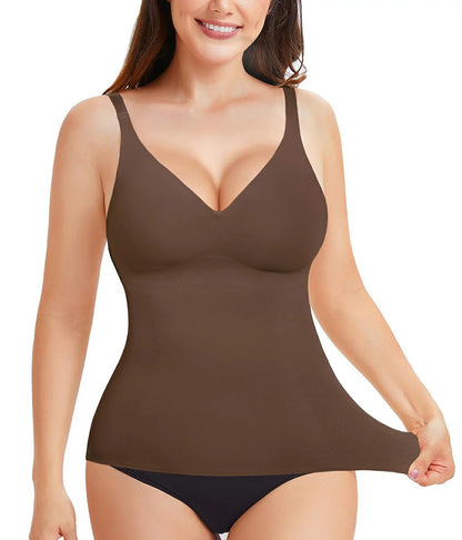Women's V Neck Shapewear Cami Tummy Control