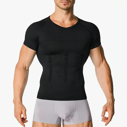 Men's 360° Slimming Body Shaper Short Sleeve Shirt