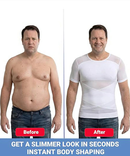 Men's Short Sleeve Mesh Compression Shirt Breathable