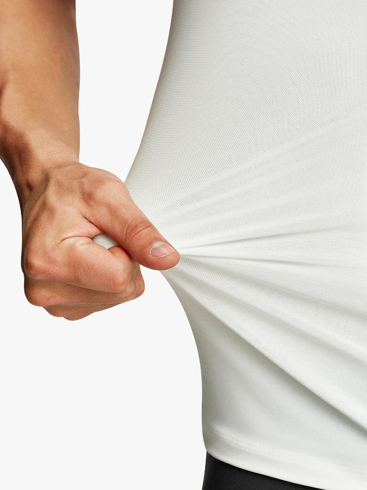 Men's Dual-Layer Zippered Compression Tank Top
