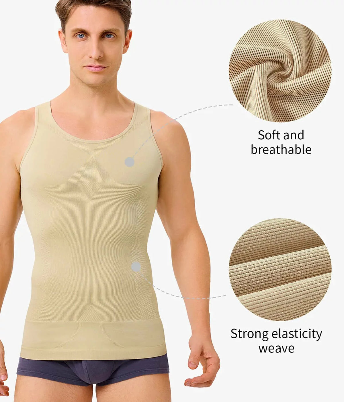 Men's Seamless Compression Tank Top