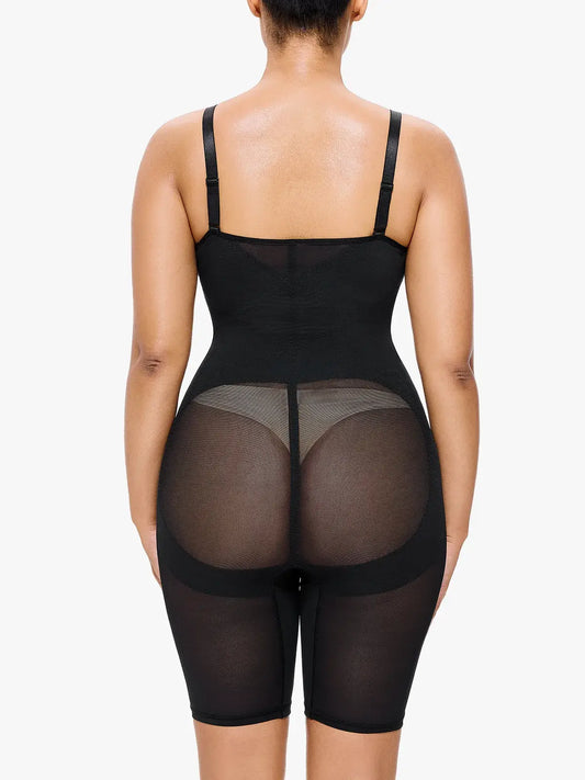 Women's V-Neck Bodysuit Tummy Control Butt Lift