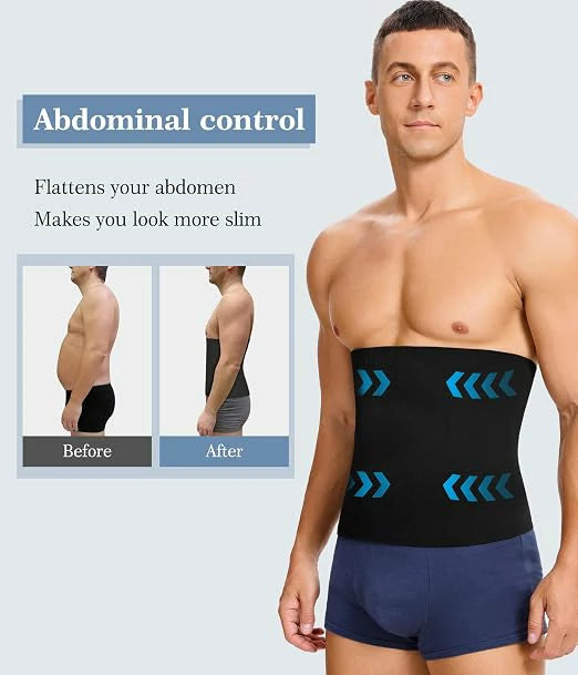 Men's Seamless Steel Boned Waist Trainer Waist Cincher