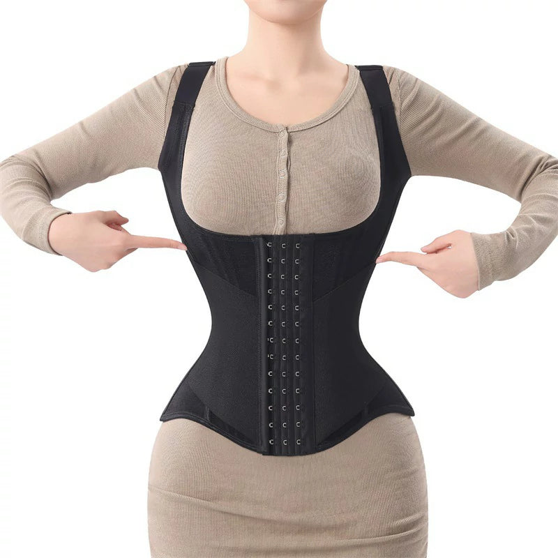 Women's 23 Steel Boned Vest Waist Trainer Tummy Control