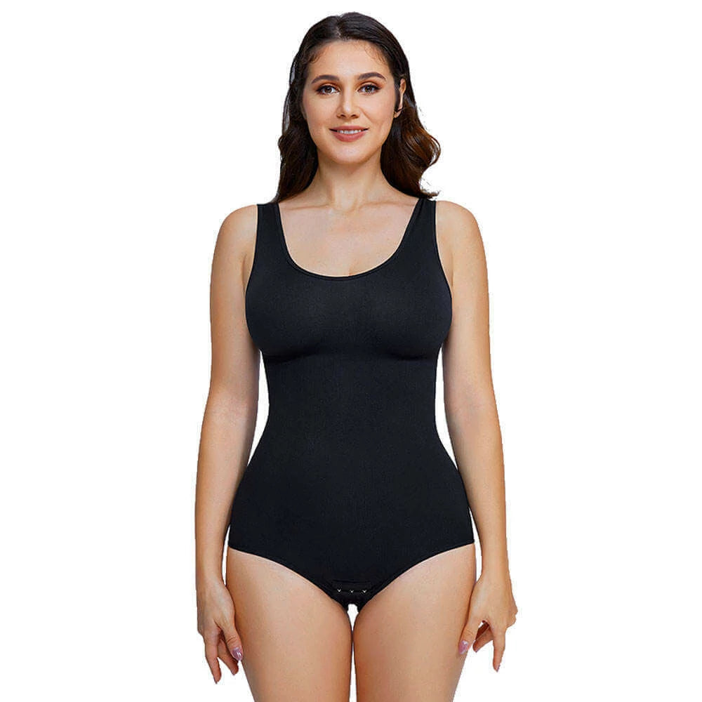 Women's Scoop Neck Bodysuit Tummy Control Shapewear