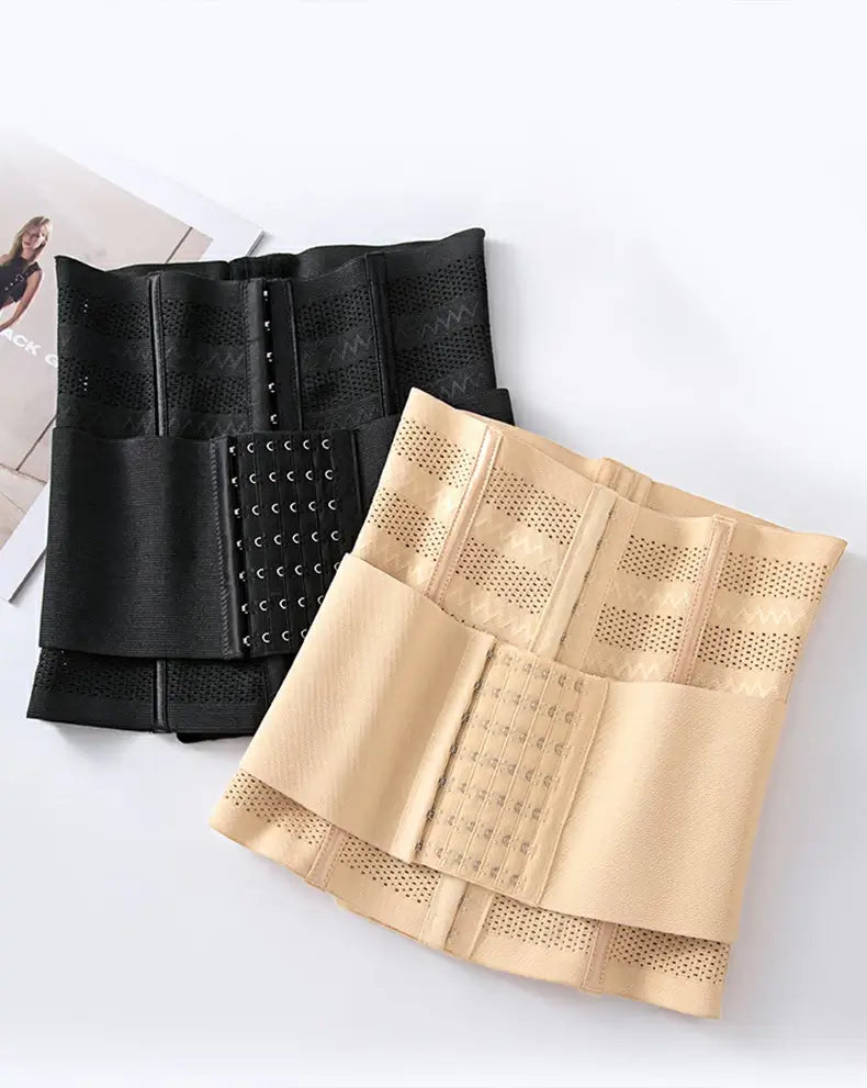Women's Steel Boned Mesh Breathable Waist Trainer Tummy Control