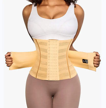 Women's Steel Boned Mesh Breathable Waist Trainer Tummy Control
