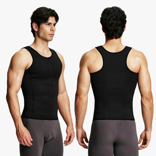 Men's Tummy Control Shapewear Undershirt w/ Adj Hooks (2-Pack)