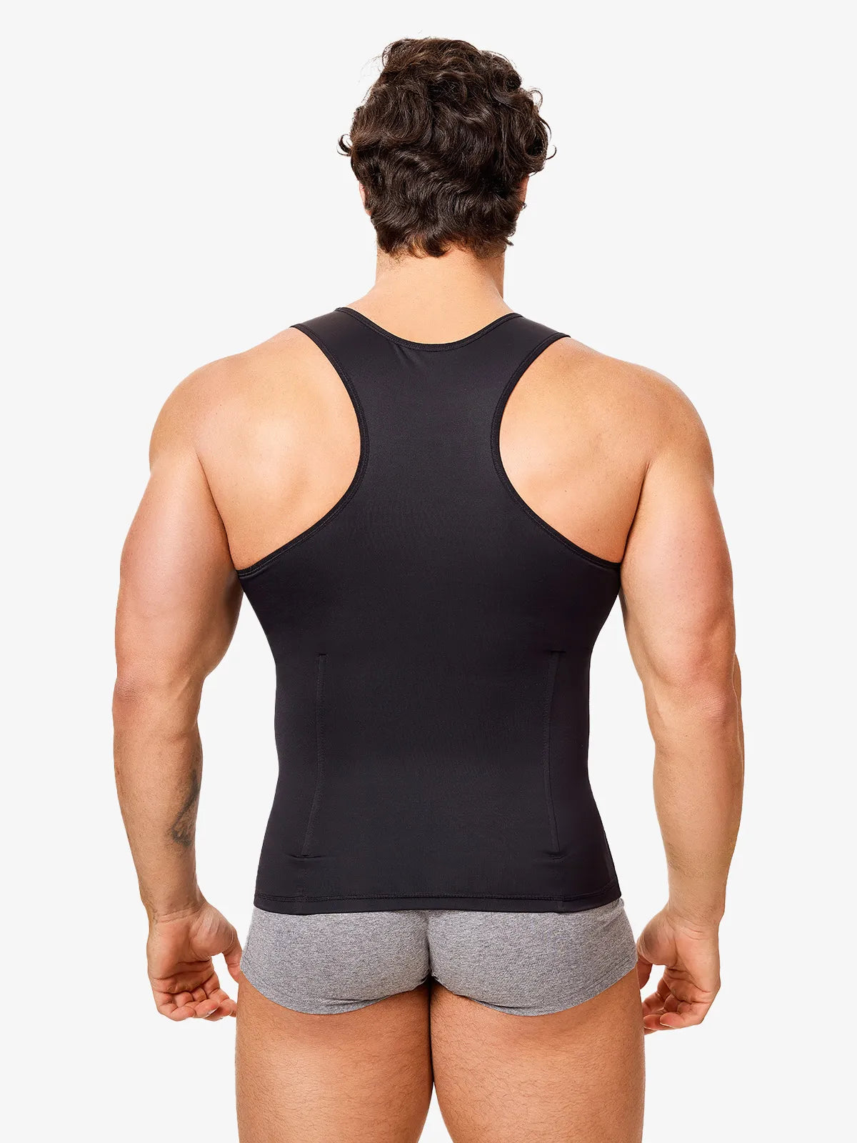 Men's Compression Vest w/ Waist Trimmer Belt (2-Pack)