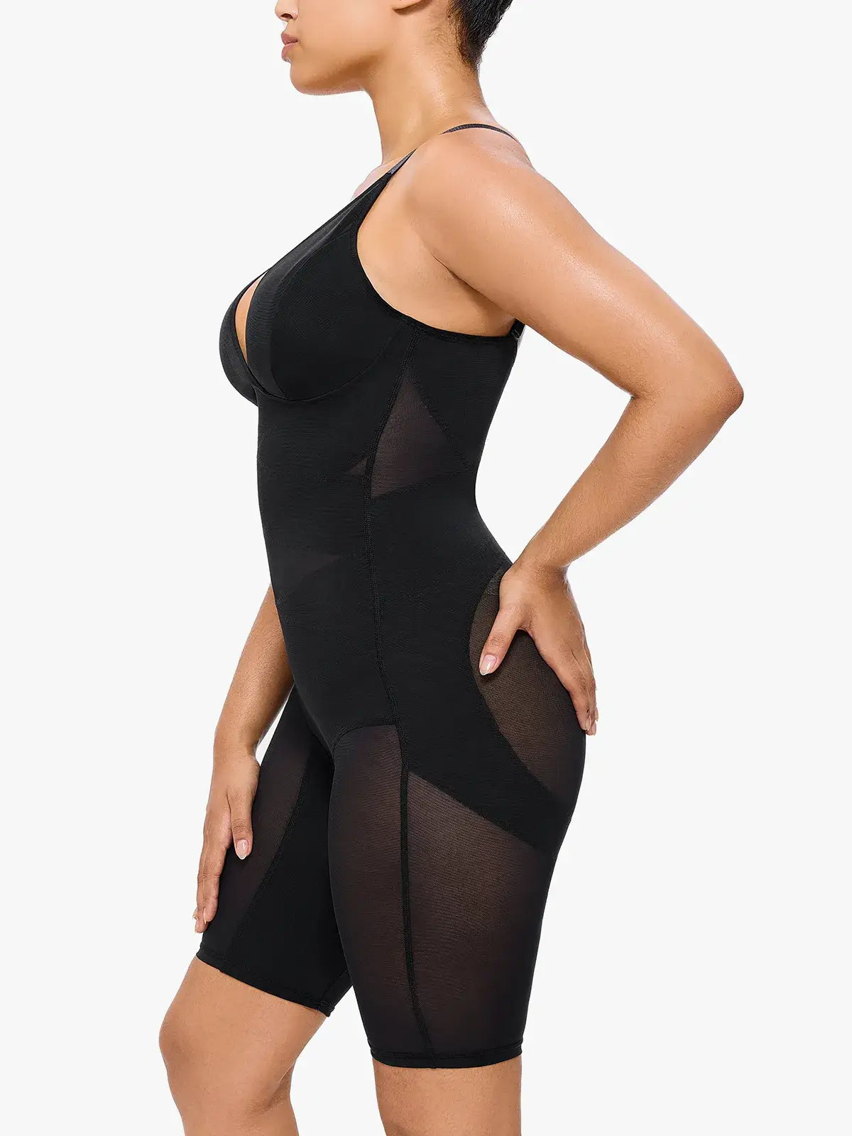 Women's V-Neck Bodysuit Tummy Control Butt Lift