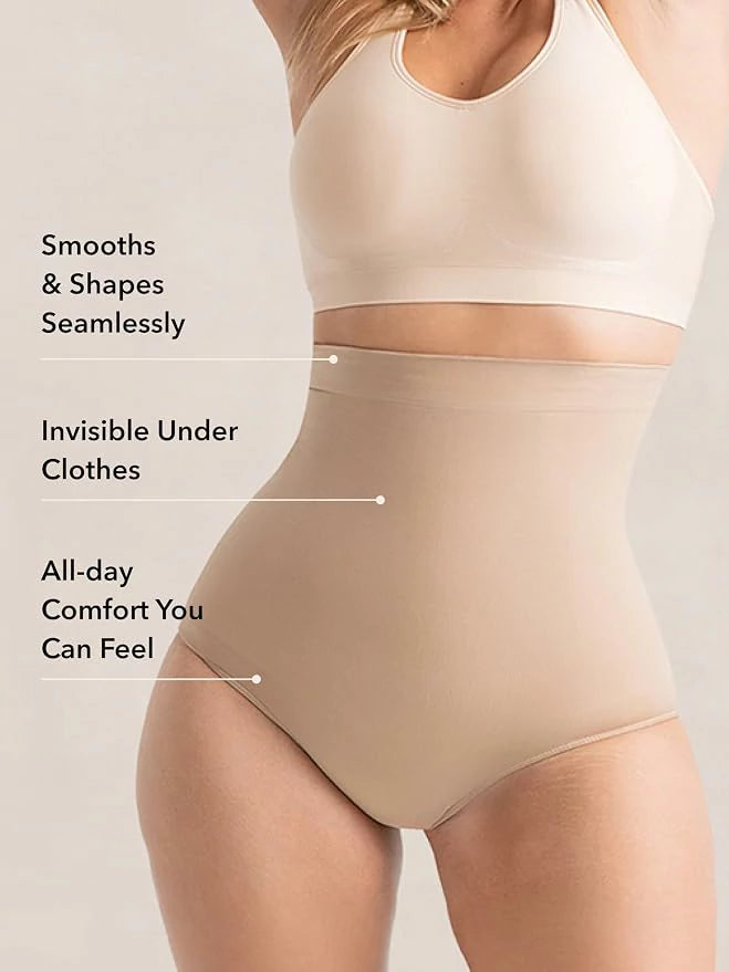 Women's Daily High Waist Seamless Shapewear Panty Tummy Control