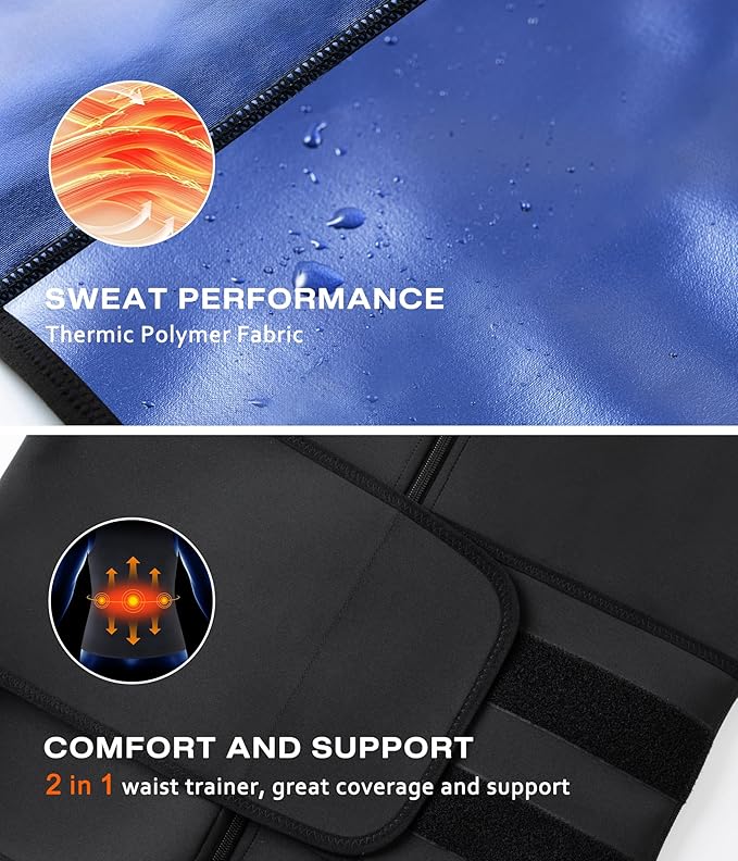 Sauna Suit for Men 2 in 1