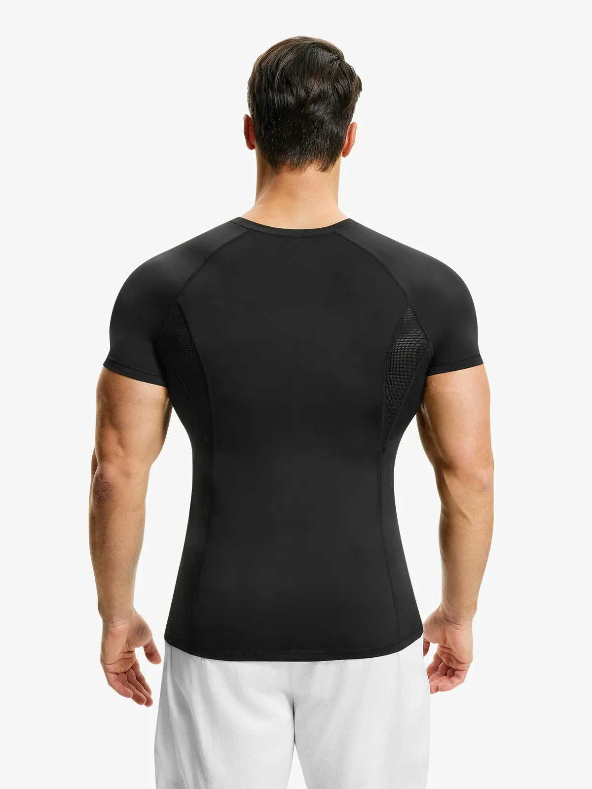 Men's Quick-Dry Gym Compression Shirt Short Sleeve