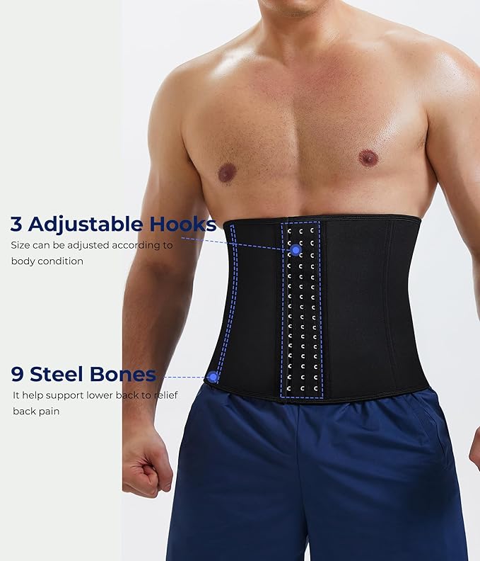 Men Waist Trainer Belt Loss Fitness