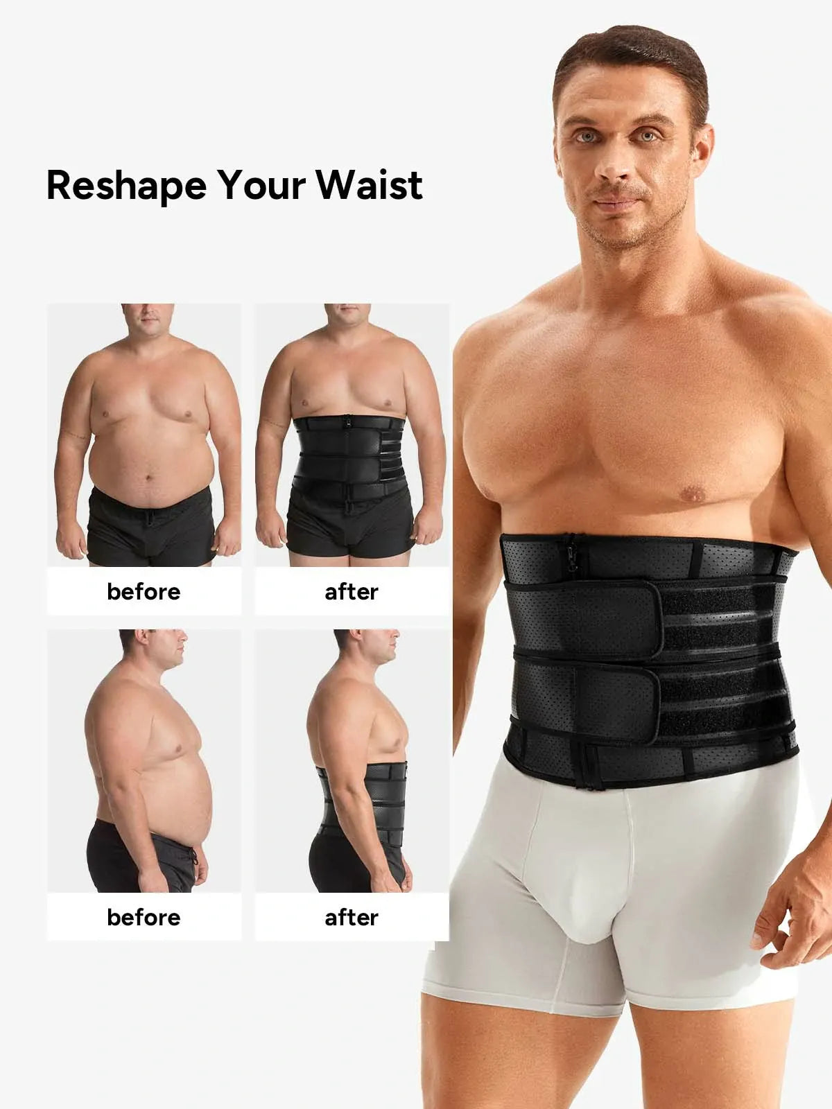 Men's Neoprene Waist Trainer Corset