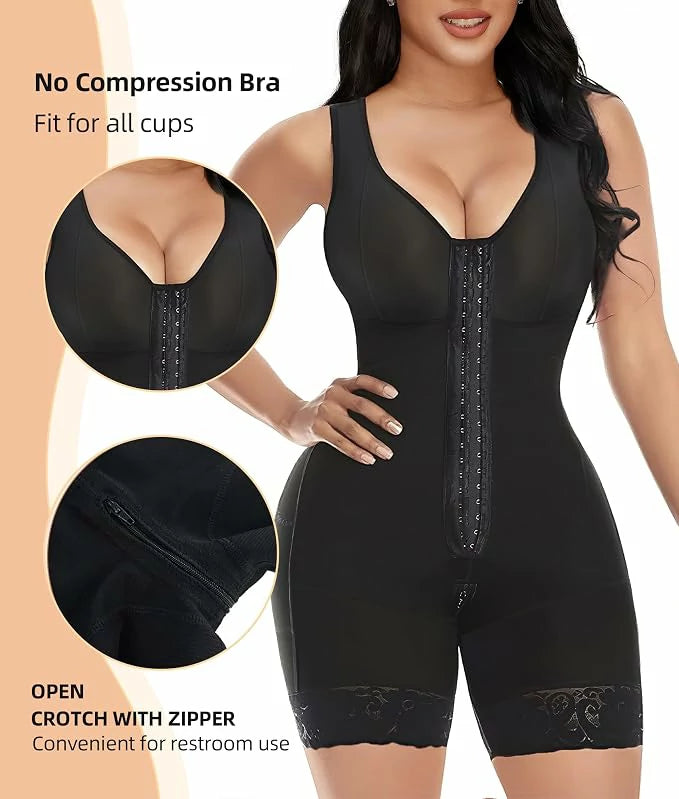 Women's Colombian Fajas Bodysuit Tummy Control Butt Lift