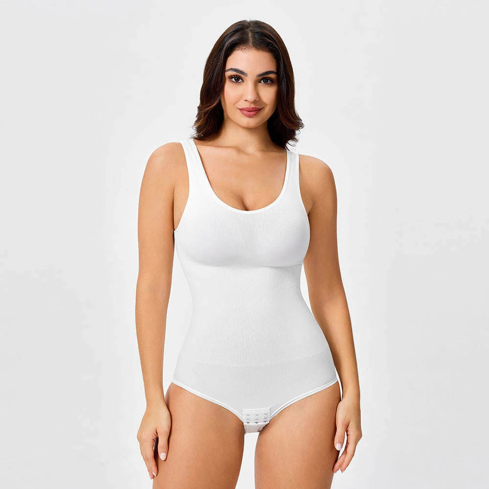 Women's Scoop Neck Bodysuit Tummy Control Shapewear