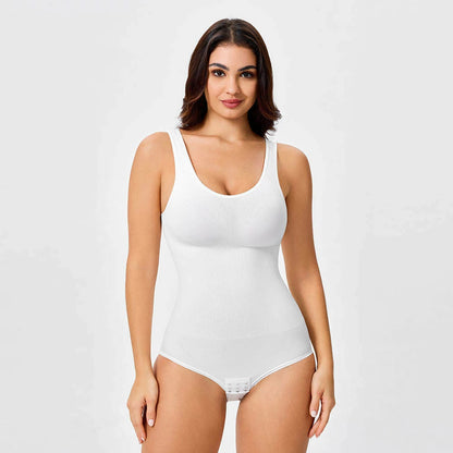 Women's Scoop Neck Bodysuit Tummy Control Shapewear