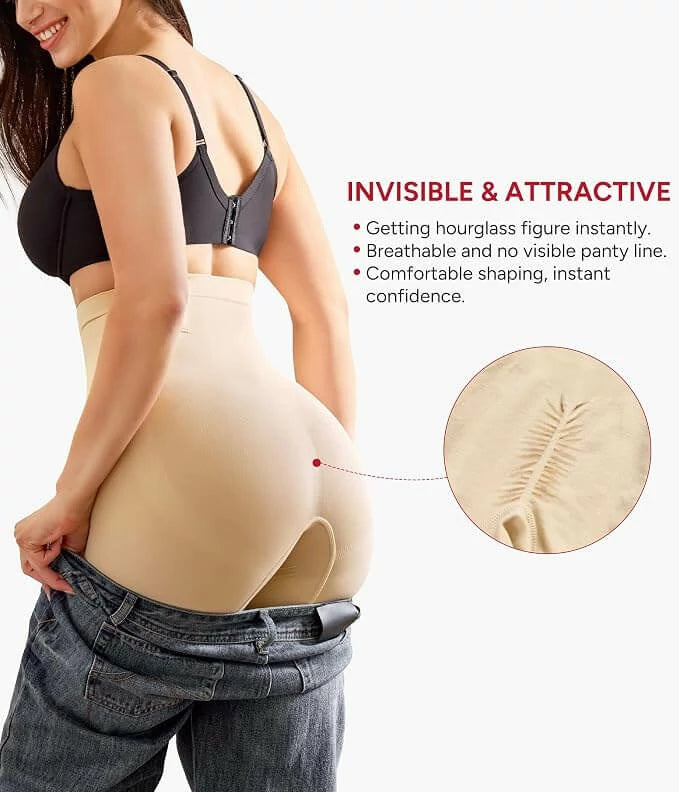 Women's High Waist Triple-Lift Air-Flow Shorts Tummy Control