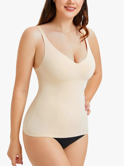 Women's V Neck Shapewear Cami Tummy Control