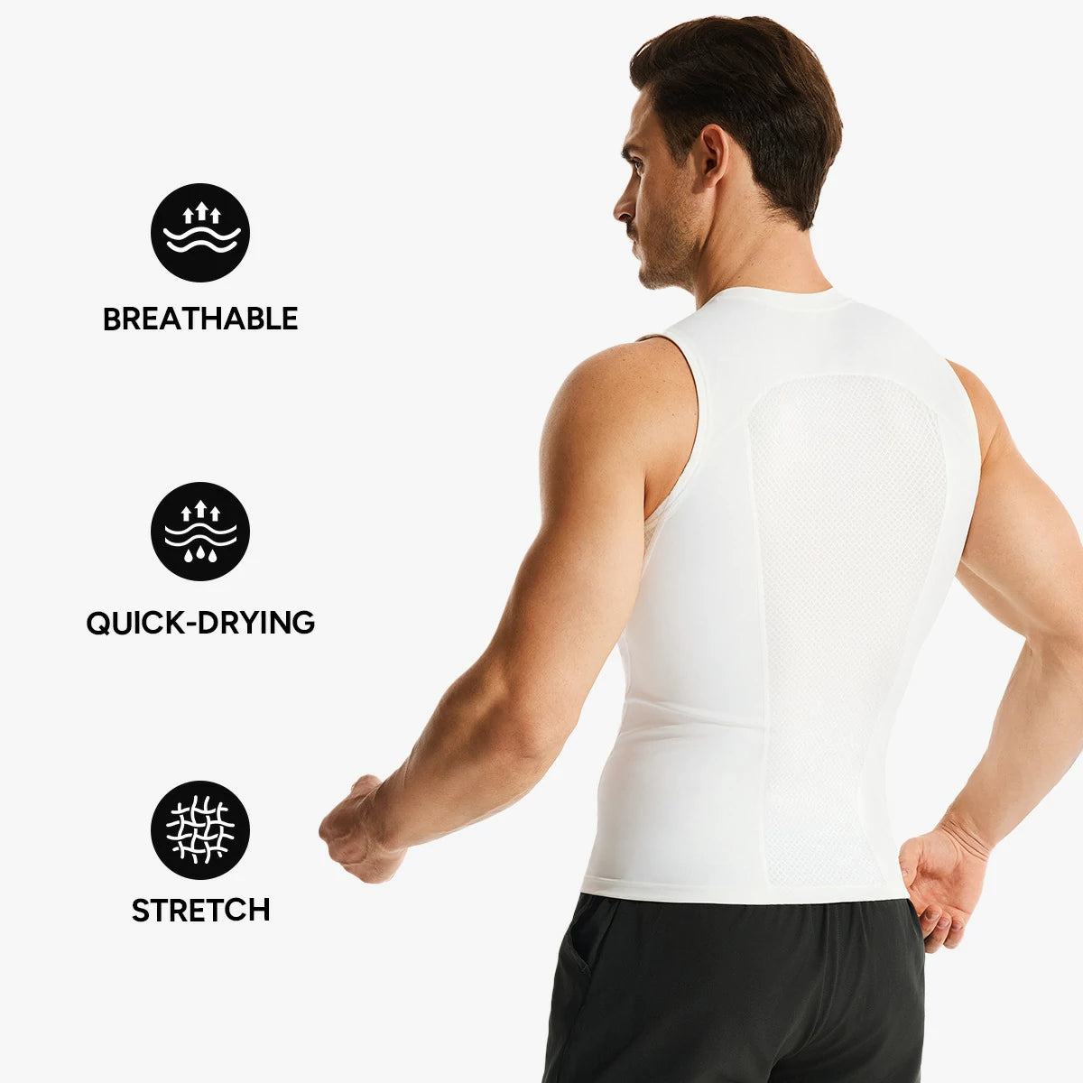 Men's Breathable Quick Dry Compression Tank Top