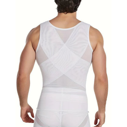 Men's Breathable Thin Mesh Compression Tank