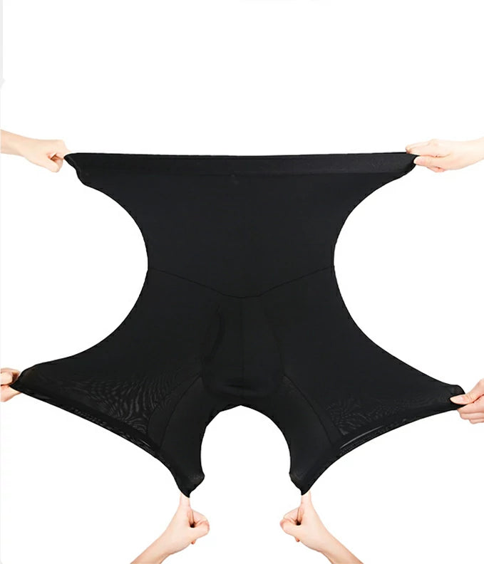 Men's High Waist Breathable Tummy Control Shapewear Shorts