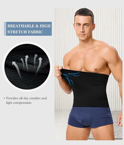 Men's Seamless Steel Boned Waist Trainer Waist Cincher