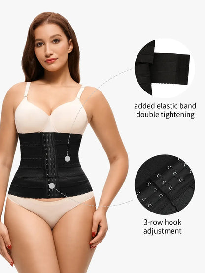Women's 3-Segment Steel Boned Waist Trainer Tummy Control