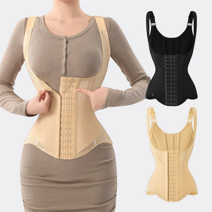 Women's 23 Steel Boned Vest Waist Trainer Tummy Control