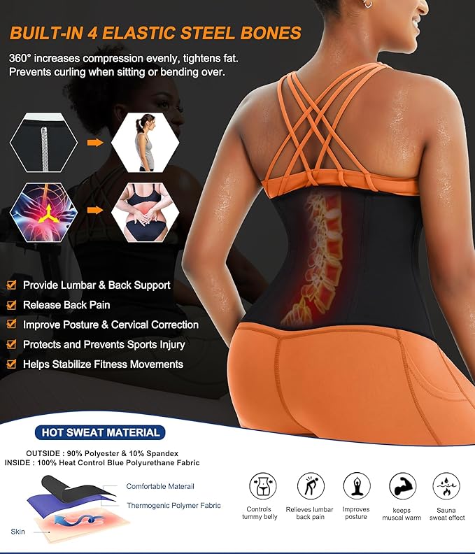 Waist Trainer for Women Lower Belly Waist Trimmer
