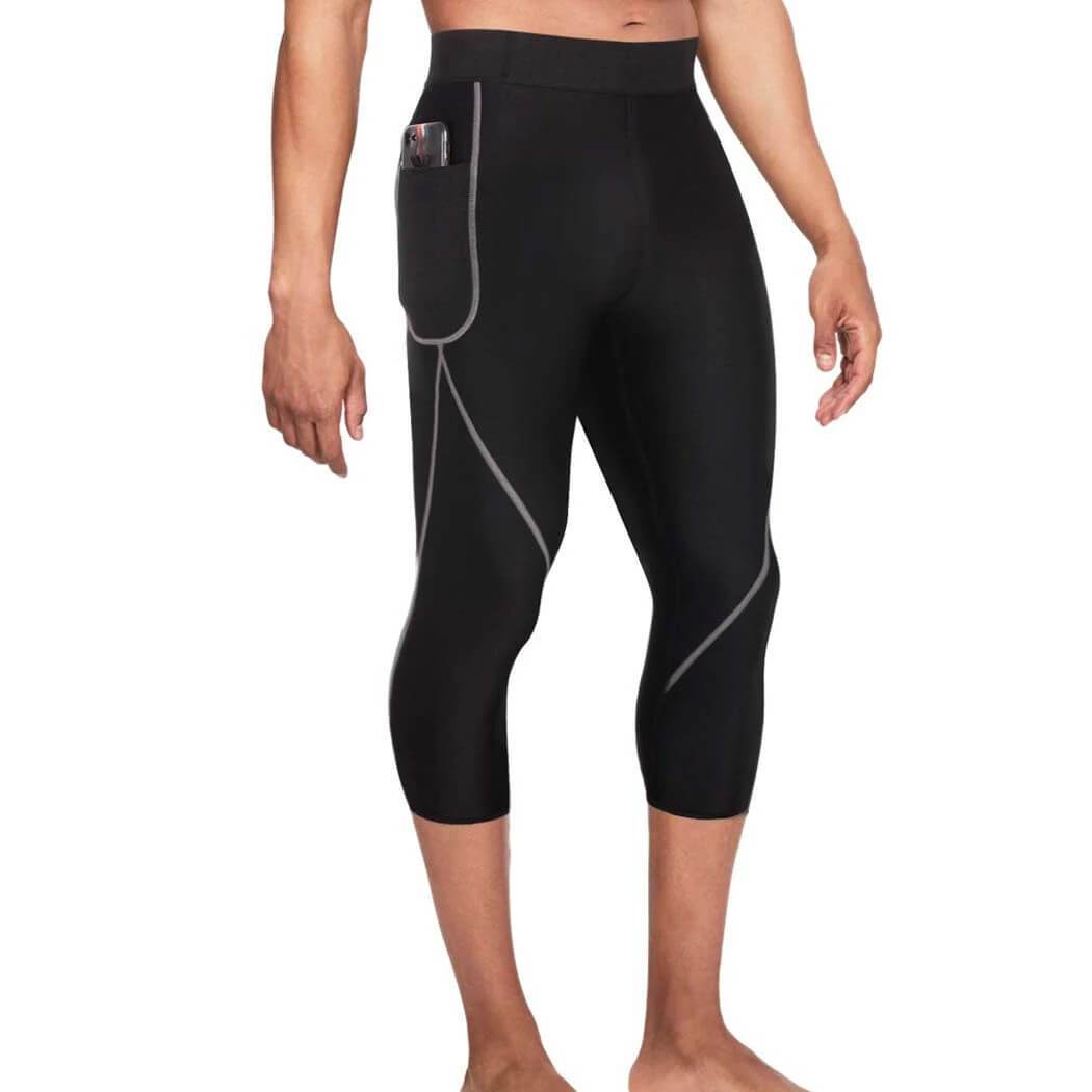 Men's Neoprene Sauna Sweat Capri Pants