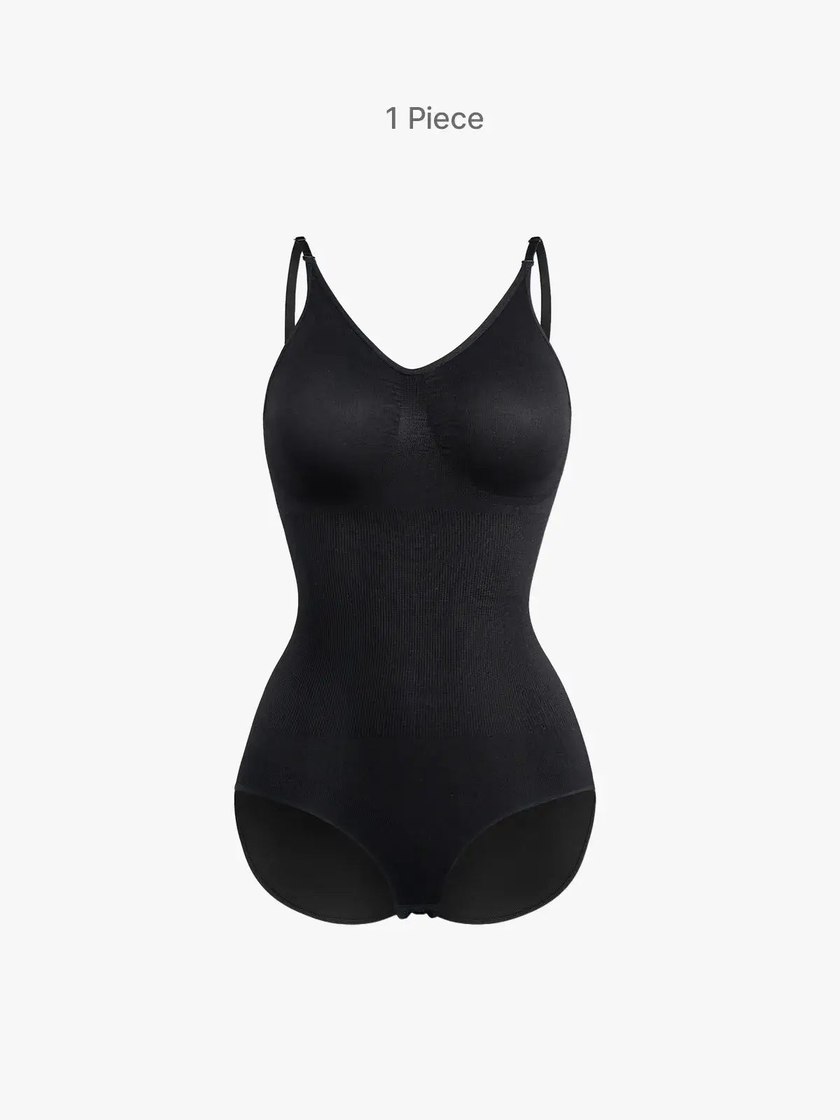 Women's Seamless V-Neck Sleeveless Bodysuit Tummy Control
