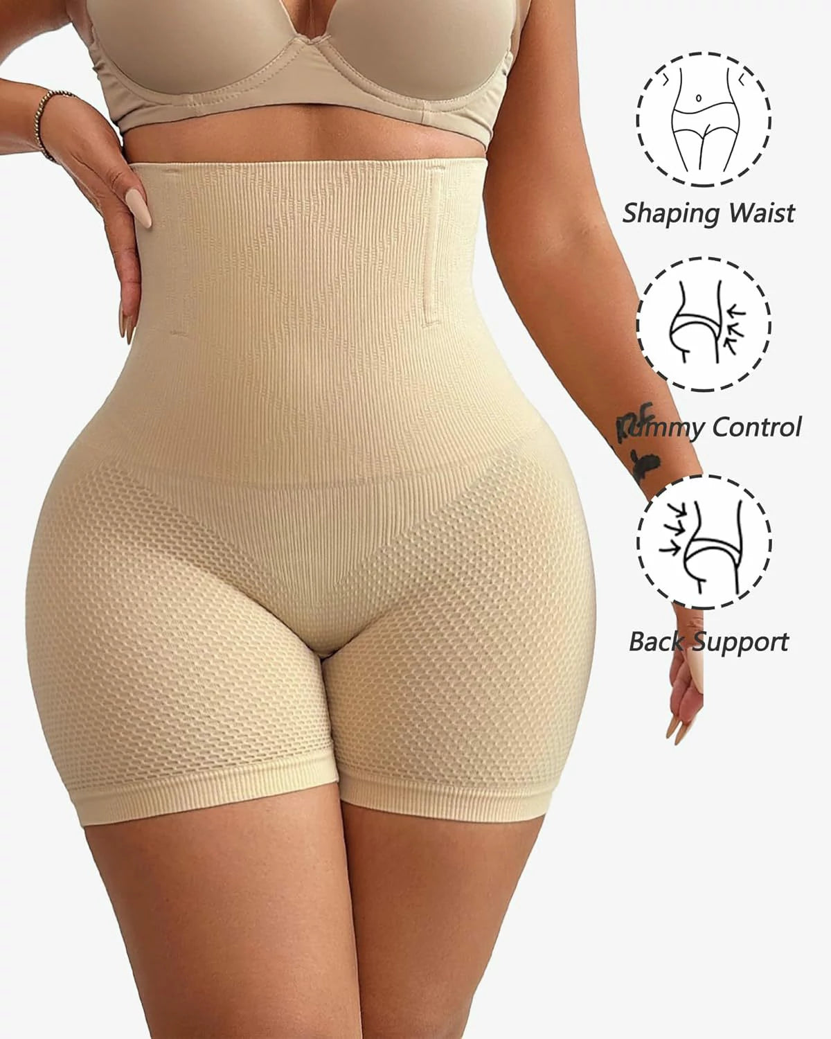 Women's High Waist Butt Lifter Thigh Slimmer Shorts