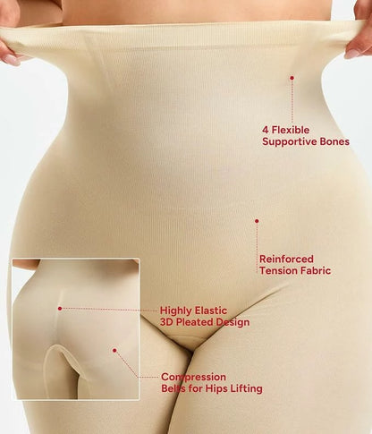 Women's High Waist Triple-Lift Air-Flow Shorts Tummy Control