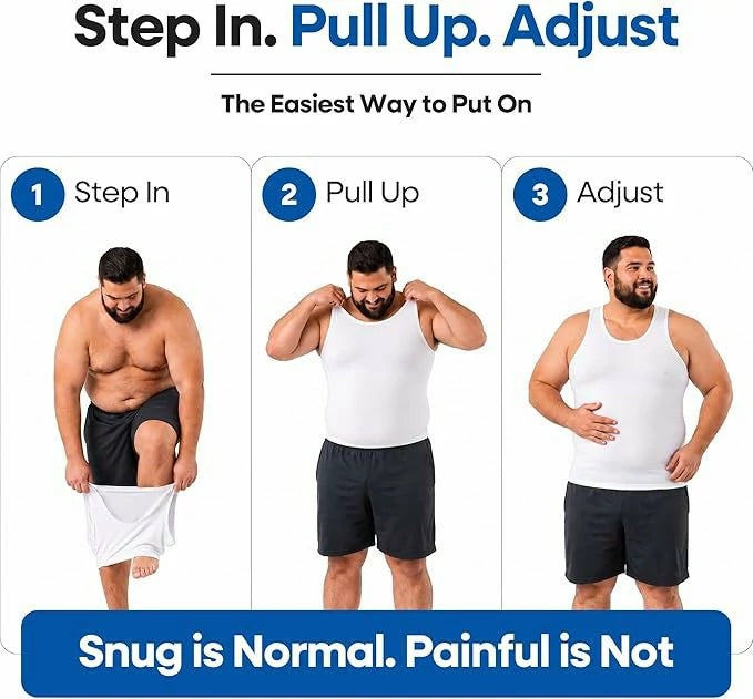 Men's Double-Layer Compression Tank Top Tummy Control